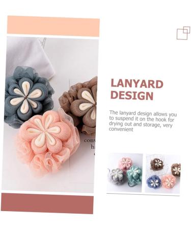 3pcs Healeved Bath Ball Set - Portable Loofah Body Scrubbers for a Relaxing Shower Experience | Convenient and Comfortable Skin Care - Buy Online on GoSupps.com