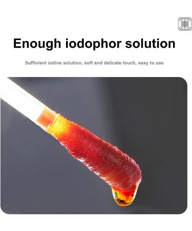 50 PCS Disposable Iodine Swab Portable Medical Swabs Outdoor Supplies Care Nasal - Buy Online on GoSupps.com