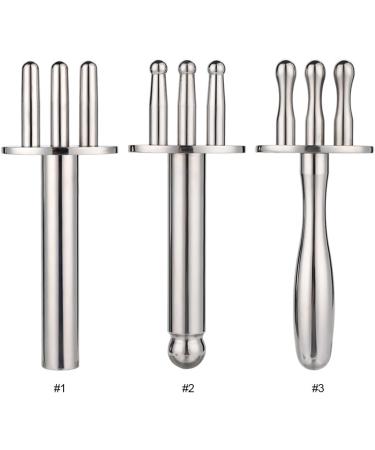 Massage Stick Set - 3 Lymphatic Drainage & Magnetic Fork Massagers for Relaxation | International Shipping Available - Buy Online on GoSupps.com