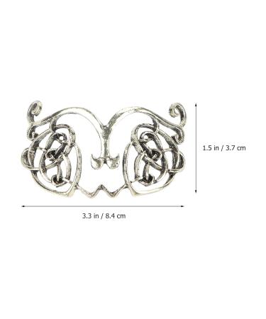 Minkissy Vintage Retro Viking Hair Clips - Elegant Metal Headdress & Creative Hair Accessories for Women - 2 Pieces - Buy Online on GoSupps.com