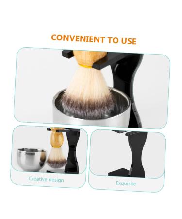 NOLITOY 3 Sets Men's Shaving Kit | Beard Brush Shaving Cream & Razors | Premium Grooming Essentials for Men - Buy Online on GoSupps.com