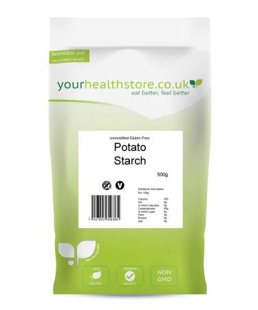 yourhealthstore Unmodified Potato Starch 500g Gluten Free Non GMO.