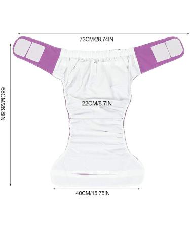 Waterproof Adult Cloth Diapers | Reusable Elderly Swim Diapers - Purple - Buy Online on GoSupps.com