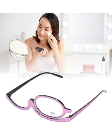 Magnifying Eye Make Up Glasses Cosmetic Eye Glasses with Case Flip Down Cosmetic Reading Glasses Spectacles for Women (+2.50) - Buy Online on GoSupps.com