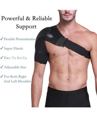 Lxnderment Adjustable Shoulder Stability Brace for Joint Pain Relief - Unisex Compression Sleeve for Tendonitis - Buy Online on GoSupps.com