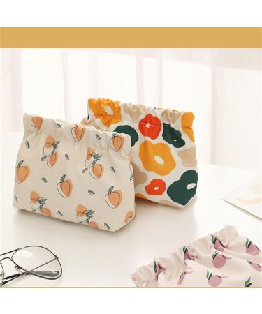 Gastoner Shrapnel Print Mini Lipstick Bag - Squeeze Top Makeup Pouch for Lipstick, Earphone, Jewelry - Buy Online on GoSupps.com