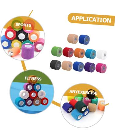 12 Rolls Non-Woven Sports Tape - Athletic Wrist & Leg Wraps for Muscle Support | Fitness Tape for Optimal Performance - Buy Online on GoSupps.com