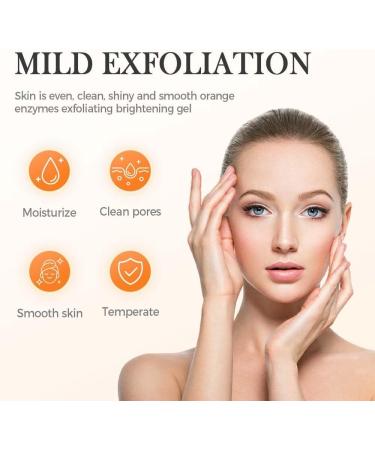 Gel Exfoliant Orange pour le Visage et Le Corps Nettoyage en Profondeur des Pores limination des Points Noirs Soin Hydratant pour la Peau Gommage Naturel L'orange (2 PCS Orange) 2 PCS 1 unit (Lot de 1) - Buy Online on GoSupps.com