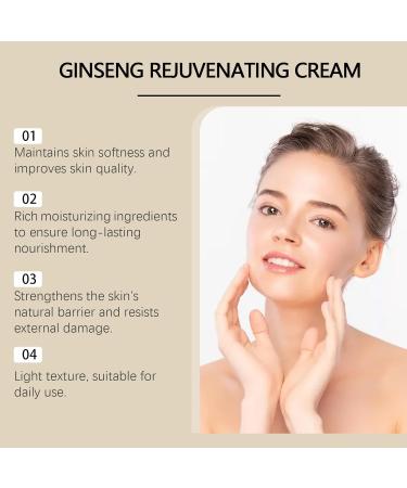 Grospe Ginseng Rejuvenating Cream - Anti-Aging Moisturizer with Ginseng Essence & Hyaluronic Acid for Wrinkles & Deep Hydration - 2.12 Oz - Buy Online on GoSupps.com