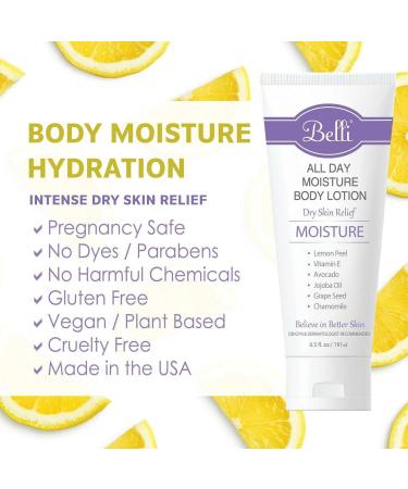 Belli Skincare All Day Moisture Body Lotion 6.5 fl oz | Hydrating & Nourishing Formula - Buy Online on GoSupps.com