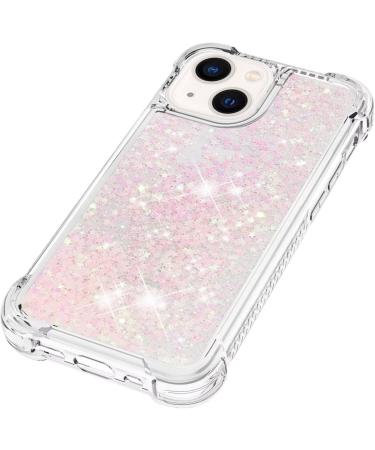 Shop Tivenfezk Nadoli Glitter Drive Sand Shell for iPhone 15 Plus - Shockproof TPU Bumper Case Liquid Quicksand Design - Stylish Protective Cover in Pink Star - Buy Online on GoSupps.com