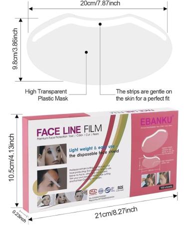 BNOYONERAS 30 Pieces Transparent Shower Shields with No Wrinkles Pin Clips Hairspray Shield Anti-Fog Visors for Hairstyling Cutting Fringing Hair Coloring - Buy Online on GoSupps.com
