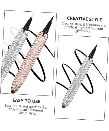  SOESFOUFU 2Pcs Gift Waterproof Makeup Pen Beauty Pens For Eyes Self Adhesive Eyeliner Precise Makeup Cosmetic Beauty Pen Touch-Up Cosmetics - Buy Online on GoSupps.com