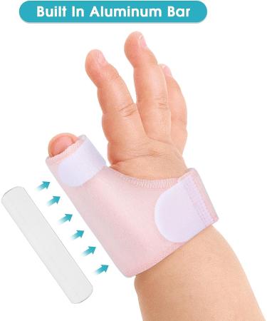 Yosoo Health Gear Baby Thumb Brace - Toddler Finger Guard with Breathable Wrist Band - Infant Thumb Support for Sprain & Fracture - Beige (XS) - Buy Online on GoSupps.com