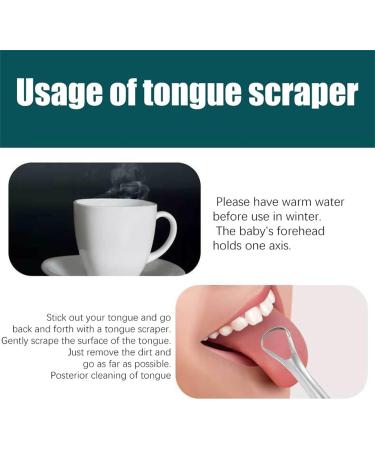 Stainless Steel Tongue Scraper - Freshen Breath & Enhance Oral Hygiene | Durable & Easy to Use - Buy Online on GoSupps.com