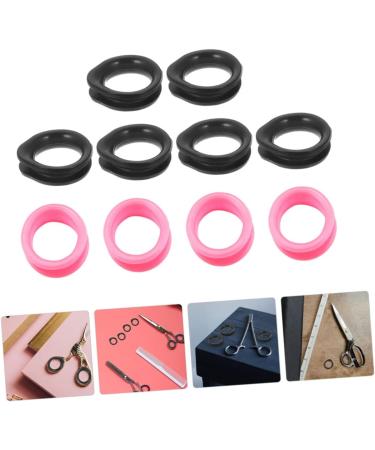 Fomiyes 10-Hour Silicone Ring Cleaning Scissors - Pet Fur Shears with Finger Handles & Protection for Dogs - Durable Hair Shears for Easy Grooming - Buy Online on GoSupps.com
