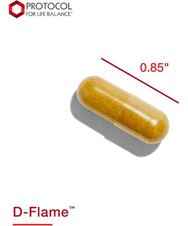 Protocol D-Flame Joint Supplement - 90 Veg Caps for Pain Relief & Mobility | International Shipping Available - Buy Online on GoSupps.com