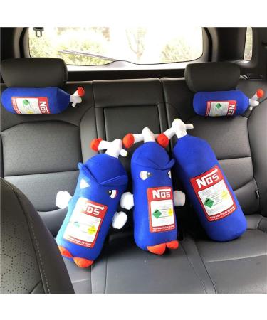 BSTCAR 50CM Car Pillow Back Neck Support NOS Bottle Plush Decor Travel Sofa Cushion - Buy Online on GoSupps.com