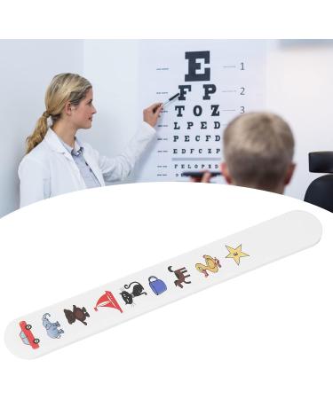 Waterproof Fixation Stick Vision Tester for Kids | Clear Colorful Animal Patterns | Vision Optometry Test Card in 2 Sizes - Buy Online on GoSupps.com