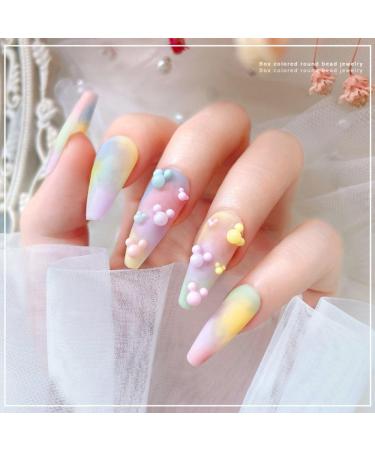 Summer Macaron Nail Art Beads Colorful Mini Metal Studs for DIY Decorations & Accessories - Buy Online on GoSupps.com