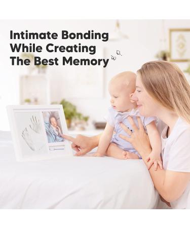 KeaBabies Baby Footprint Kit - Hand and Footprint Keepsake Frame - Ideal Baby Shower Gift - Personalized Baby Print Kit - Registry Essential (Alpine White) - Buy Online on GoSupps.com