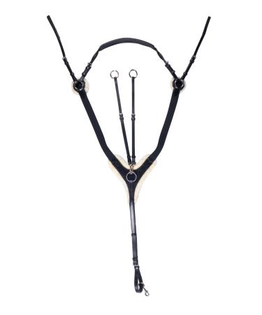 HKM Cambridge Breastplate Black Warmblood