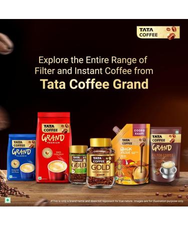 Ta'ta Coffee Grand Filter Coffee 500g Rich & Strong Coffee-Chicory Mixture (53% Coffee and 47% Chicory) - Buy Online on GoSupps.com
