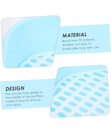 HAPINARY Box Rabbit Toilet Corner Litter Pan Rabbit Cat Litter Tray Chinchilla Potty Toilet Pan Tray Plastic 33X29.5X14CM Blue - Buy Online on GoSupps.com