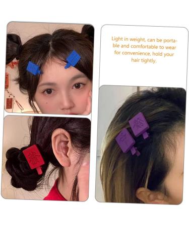 FRCOLOR 8 Pairs mahjong hairpin girls hair clips hair accessories for girls girl hair clips mahjong barrettes hair sticks hair charms creative hair clips bangs hair clips girls hairpins - Buy Online on GoSupps.com