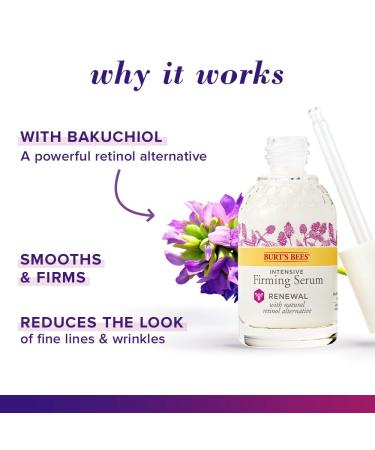 Burt's Bees Renewal Intensive Firming Serum with Bakuchiol Natural Retinol Alternative 1oz | Shop Internationally - Buy Online on GoSupps.com