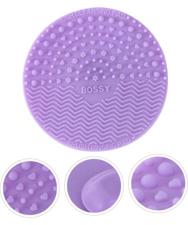 Angoily Makeup Brush Cleaner Solution Silicone Makeup Cleaning Brush Scrubber Round Brush Makeup Sponge Portable Brush Sponges Makeup Brush Scrubber Make up Face Brush Purple - Buy Online on GoSupps.com
