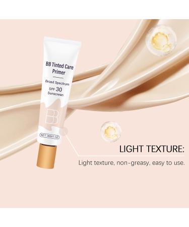 KDOFIO BB Blur Tinted Moisturizer SPF 30 Bb Cream Tinted Moisturizer Soothes Hydrating Coverage Foundation Cream Full Coverage Light - Buy Online on GoSupps.com