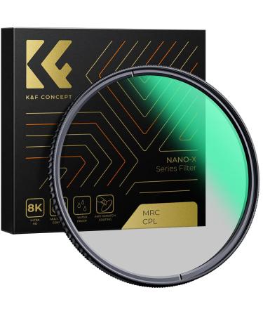 82mm Circular Polarizers Filter, K&F Concept 82MM Circular Polarizer Filter HD 28 Layer Super Slim Multi-Coated CPL Lens Filter (Nano-X Series)