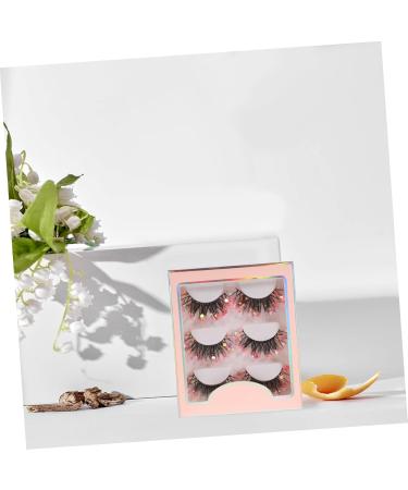 PLAFOPE 3 Pairs Fake Eyelashes Extensions Faux Eyelashes Halloween Fake Eyelashes Individual Fake Eyelashes Halloween Wispy Eyelashes Fake Lashes Glitter Eyelashes Chemical Fiber 4x1.2cm As Shown 2 - Buy Online on GoSupps.com