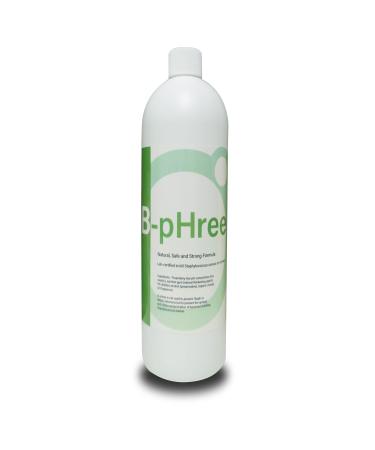 B-pHree Gel Bacteria Wash (16oz) - lab-certified to kill Staph aureus on skin contact