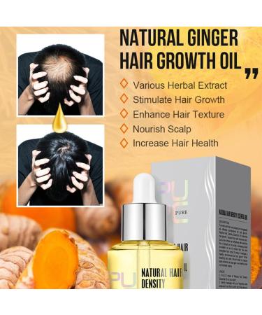 BEALIFE Ginger Hair Growth Regrowth Essential Oil Professional Smoothing Nutrient Solution Beauty Health for Men Women - Buy Online on GoSupps.com