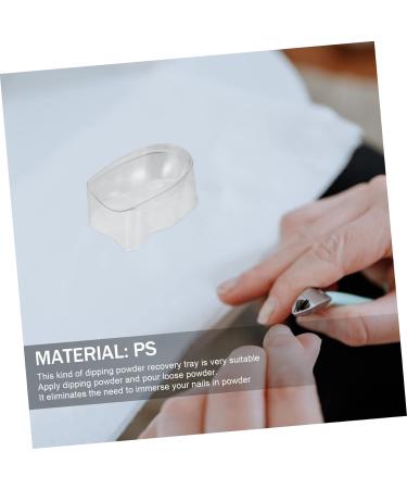 FRCOLOR Set of 6 for Dipping Nails Accessory Compartment Storage Container for Loose Powder Starter Set Thehomeuse Sticker Storage Containers French Manicure Nail Polish Smile Line Accessories 5X4X2.5CM White - Buy Online on GoSupps.com