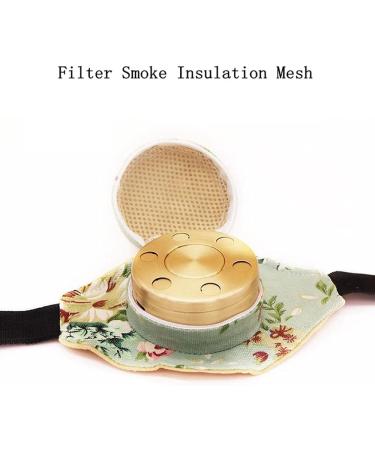 Floral Moxa Box Cover Smokeless Pure Copper Moxa Therapy Box Body Massager Hot Compress Moxa Sticks Burner Set - Buy Online on GoSupps.com