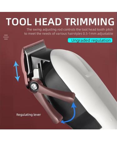 Hair Clippers for Men Electric Hair Clipper Rechargeable Trimmer Men's Electric Shaver with LCD Display Wireless Beard Trimmer - Buy Online on GoSupps.com
