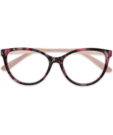 Sofia Vergara x Foster Grant Candra Blue Light Glasses - Pink Tortoise 53mm - Women's Stylish Eyewear for Computer Use - Buy Online on GoSupps.com