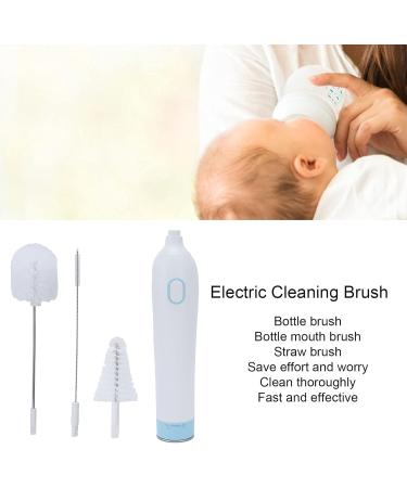 Electric Bottle Brush Set Electric Bottle Cleaner Brush 400 Rpm/Min Portable Waterproof Multi-Purpose for Milk Bottles for Bottle Mouths And Straws - Buy Online on GoSupps.com