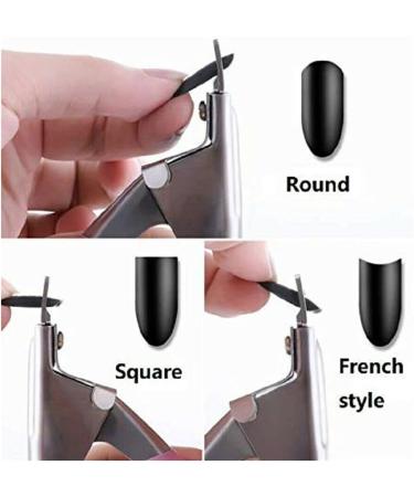 PSGS Acrylic False Nail Tip Edge Cutter Clipper Salon UV Nail Art Tips Trimmer Tool - Buy Online on GoSupps.com