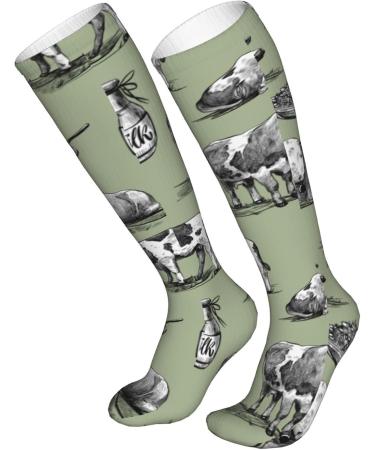 Shop Farm-Fresh Cows & Homemade Cottage Cheese | Compression Socks for Men & Women - 15-20 mmHg Support for Running & Cycling - Buy Online on GoSupps.com