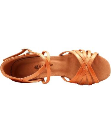 Buy S.Lemon Latin Dance Shoes for Girls & Women - 3.5cm 5cm 7cm Heel - Beige 40 EU - Ideal for Ballroom & Salsa Practice - International Shipping Available - Buy Online on GoSupps.com