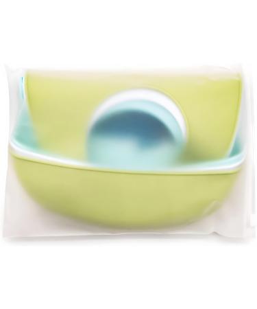 Baogaier Silicone Baby Bibs Set - Waterproof Toddler Weaning Bibs with Crumb Catcher Pocket, Animal Print, Easy Clean - Pack of 3 for Babies 6 Months and Up (Green/Blue/Grey) - Buy Online on GoSupps.com