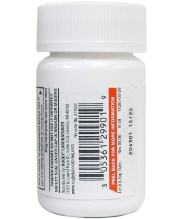 Rugby Meclizine Anti-Nausea Tablets 25mg - 100 Tablets per Bottle (Pack of 3) - Buy Online on GoSupps.com