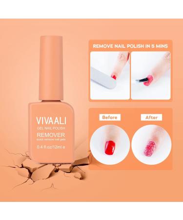 Gel Nail Polish Remover 2 Pack - Fast & Safe Manicure Removal Solution - Buy Online on GoSupps.com