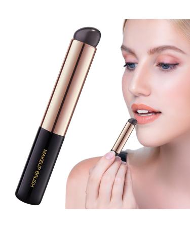 Silicone Lip Brushes | Portable Concealer Makeup Brush Applicator | Silicone Lip Concealer Makeup Brush | Lip Applicator Tools | For Lip Balm Lip Gloss And Concealer | For Exquisite Lip Makeup 1pcs