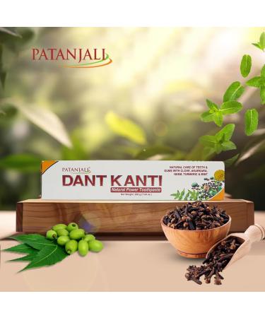 Patanjali Dant Kanti Dental Cream 200g - Natural Oral Care for Healthy Teeth & Gums - Buy Online Worldwide - Buy Online on GoSupps.com