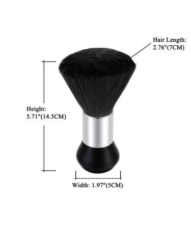 Vtrem Barber Brush Neck Duster - Black Powder Duster for Hair Cutting and Salon Cleaning - Buy Online on GoSupps.com